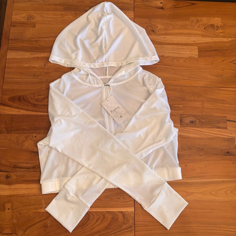 Buffbunny White Spice Mesh Crop Jacket – Size XXL – NWT - Picture 5 of 12